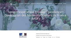 Desktop Screenshot of meilleursouvriersdefrance.org